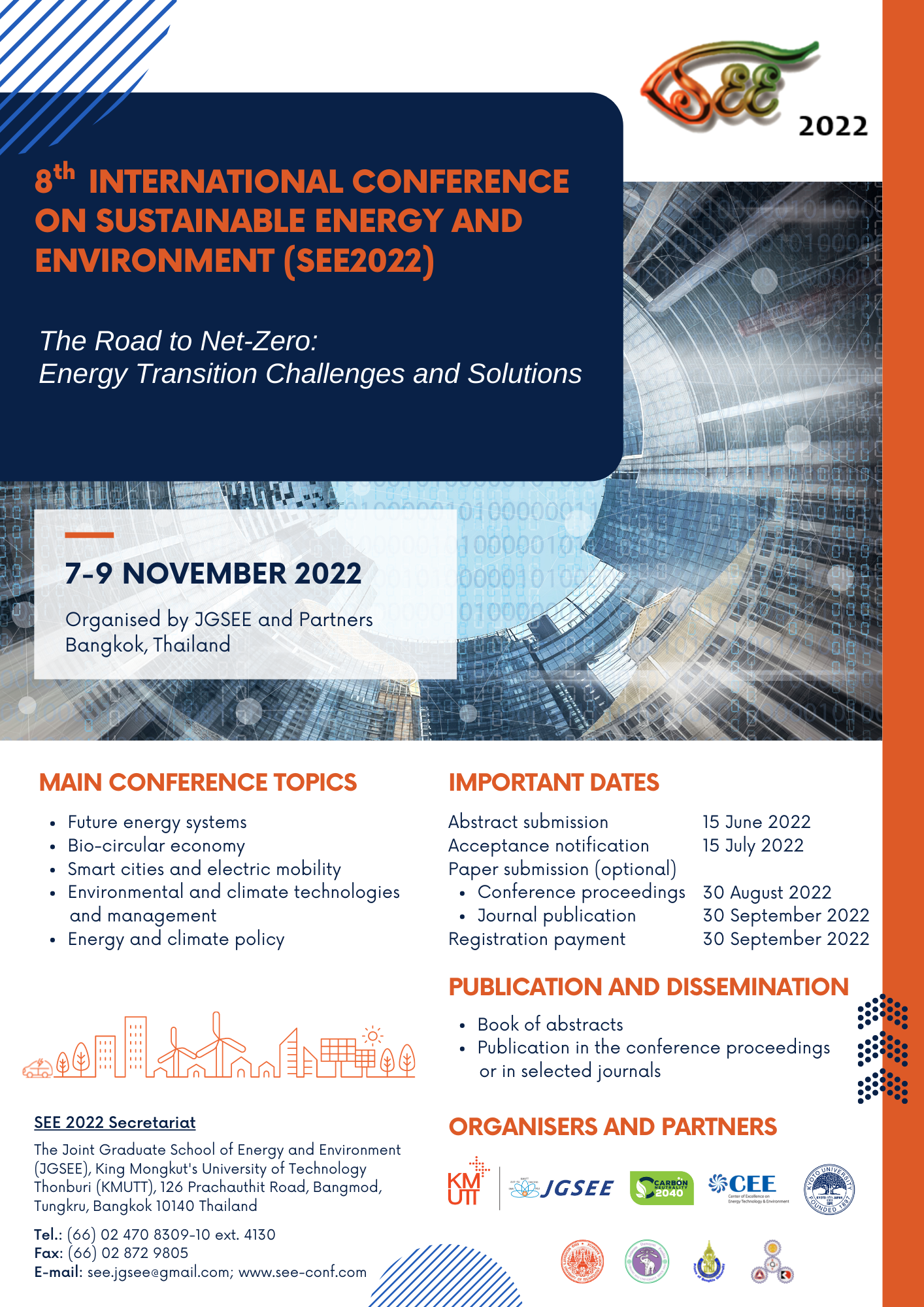 The 8th International Conference on Sustainable Energy and Environment